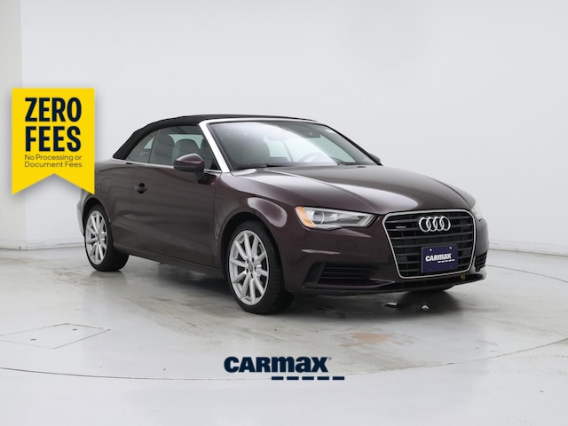 Red (Burgundy) 2015 Audi A3 2.0T quattro Premium Plus Cabriolet AWD Convertible All-Wheel Drive Automatic
