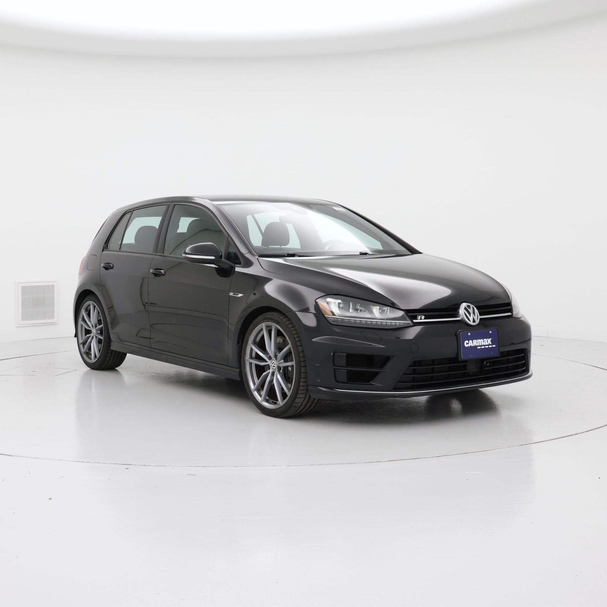 Black 2017 Volkswagen Golf R Hatchback All-Wheel Drive Automatic