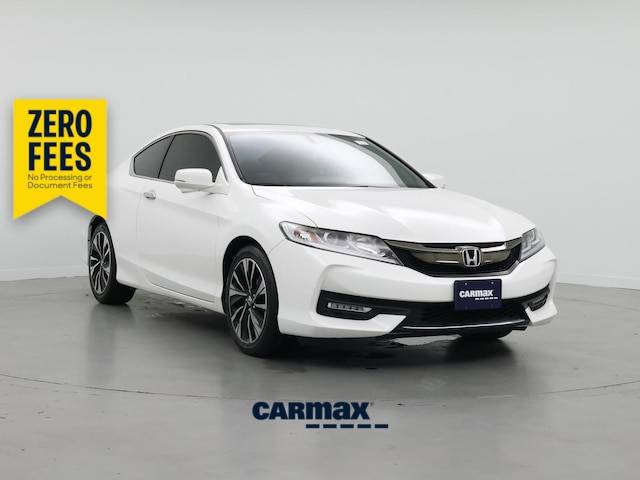 White 2016 Honda Accord Coupe EX-L V6 Coupe Front-Wheel Drive Automatic