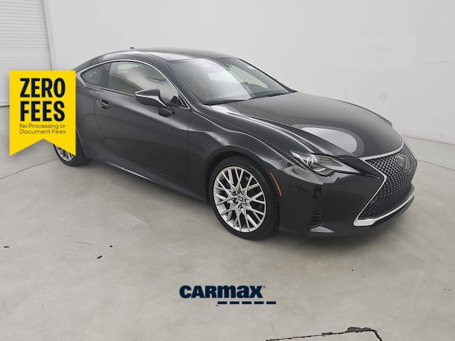 Black 2020 Lexus RC 350 RWD Coupe Rear-Wheel Drive Automatic