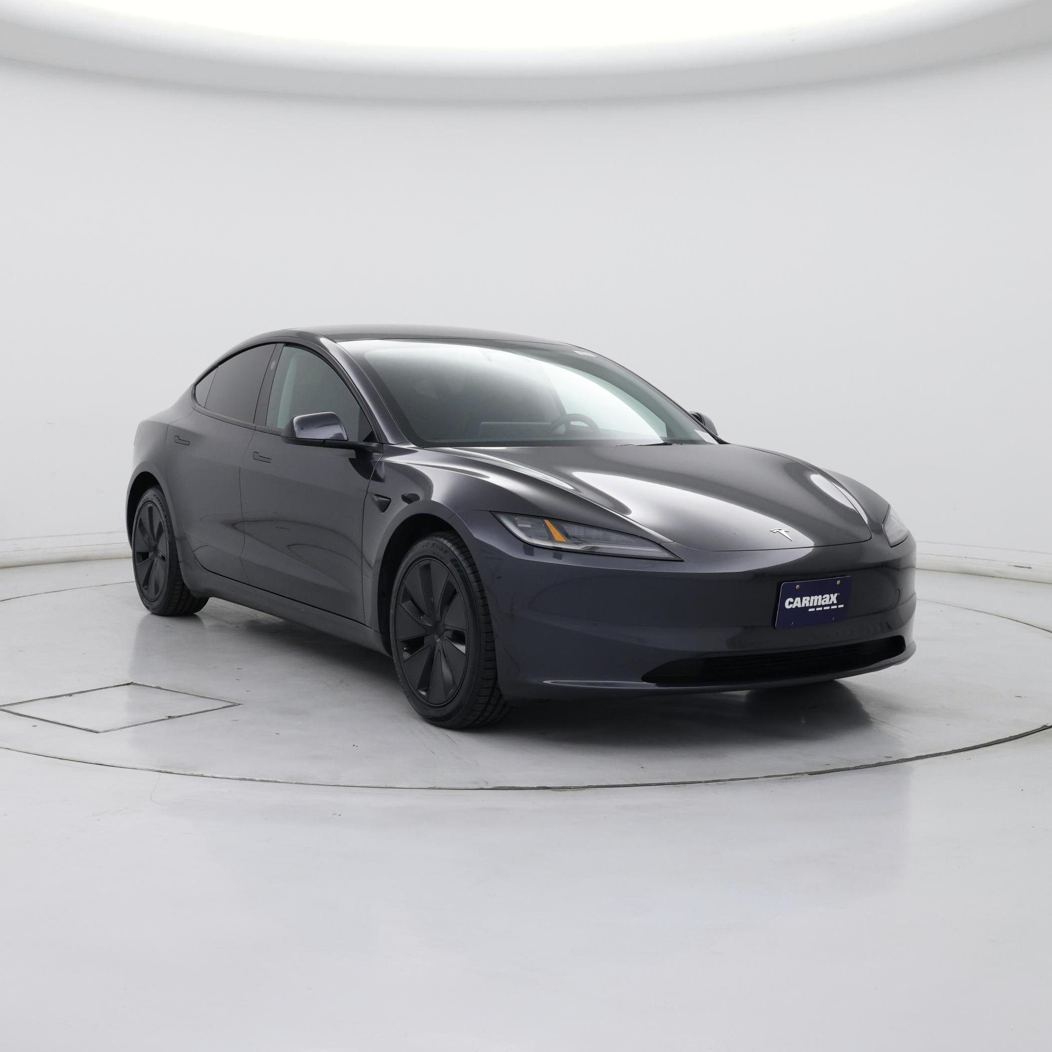 Gray 2025 Tesla Model 3 Long Range RWD Sedan Rear-Wheel Drive Automatic