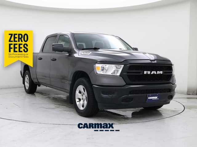 Gray 2019 RAM 1500 Tradesman Crew Cab 4WD Pickup Truck Four-Wheel Drive Automatic
