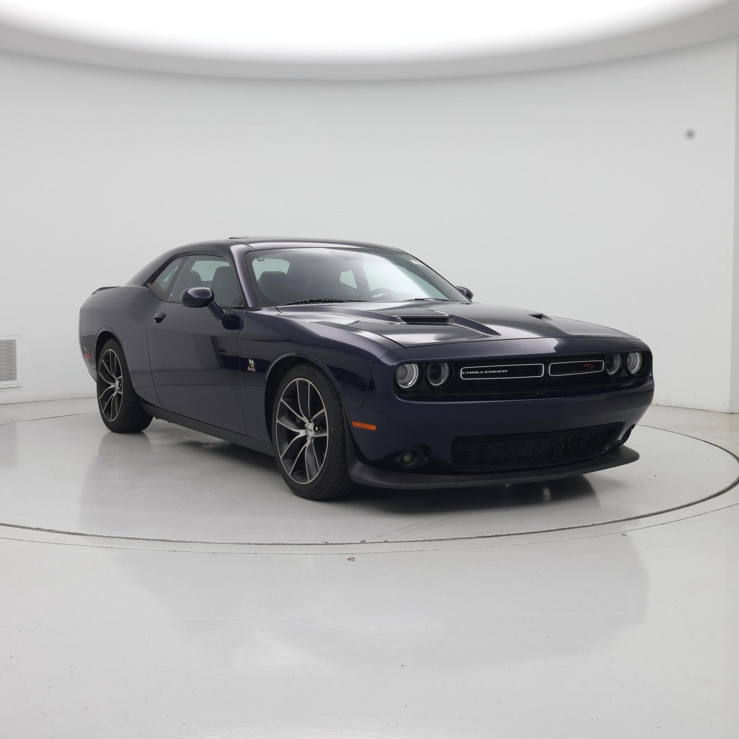 Blue 2016 Dodge Challenger Coupe Rear-Wheel Drive Automatic