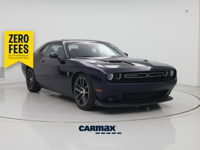Blue 2016 Dodge Challenger Coupe Rear-Wheel Drive Automatic