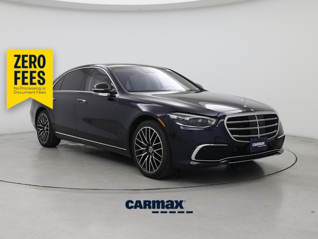 Blue 2022 Mercedes-Benz S-Class S 500 4MATIC AWD Sedan All-Wheel Drive Automatic