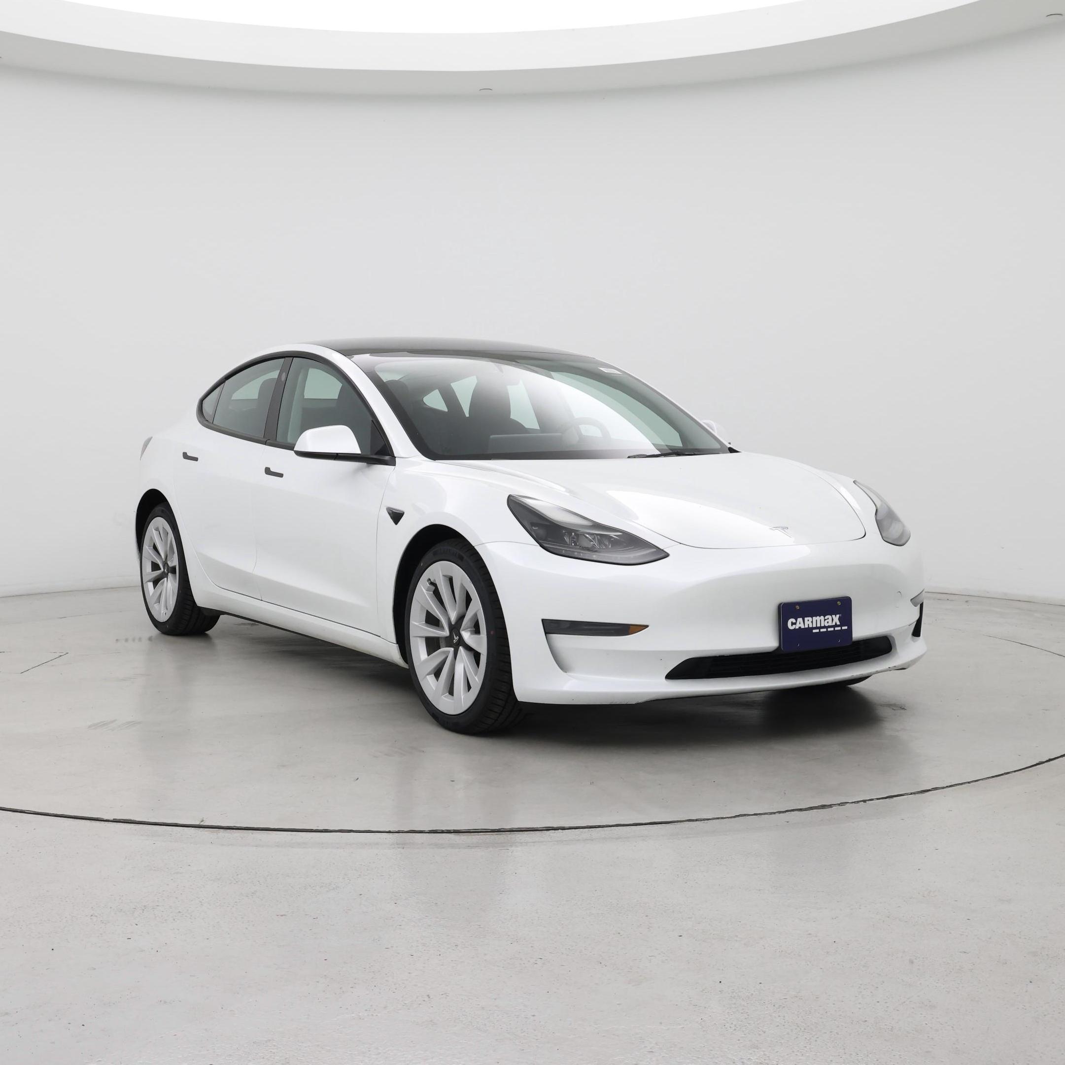 White 2023 Tesla Model 3 Sedan Rear-Wheel Drive Automatic