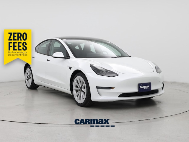 White 2023 Tesla Model 3 Sedan Rear-Wheel Drive Automatic