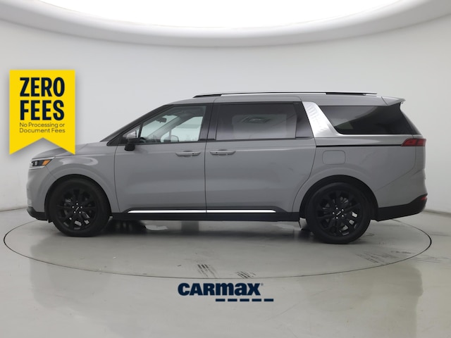 Gray 2022 Kia Carnival Minivan Front-Wheel Drive Automatic