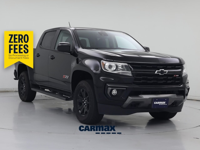 Black 2021 Chevrolet Colorado Z71 Crew Cab 4WD Pickup Truck Four-Wheel Drive Automatic