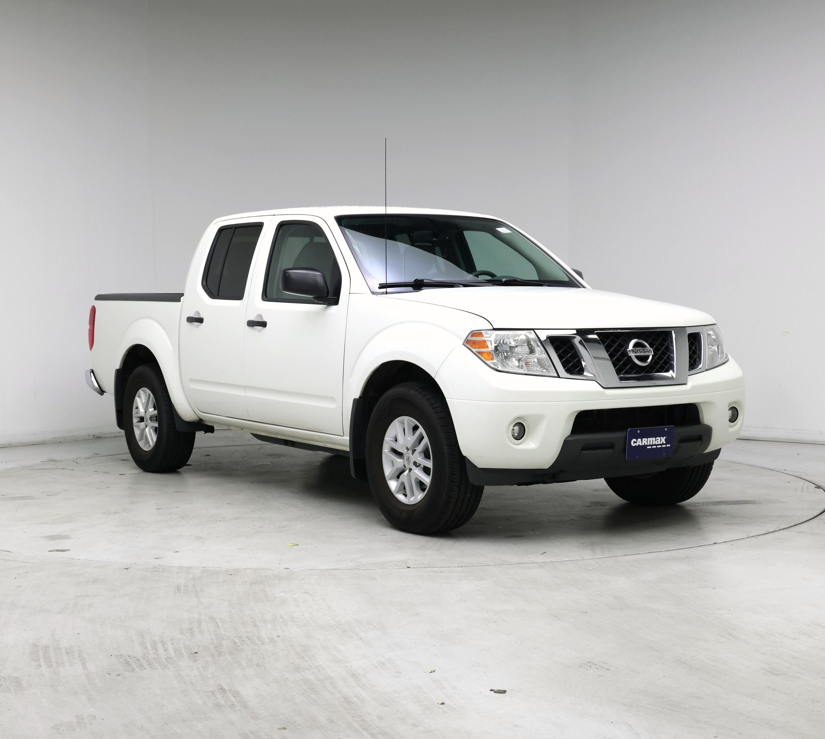 White 2021 Nissan Frontier Pickup Truck Four-Wheel Drive Automatic