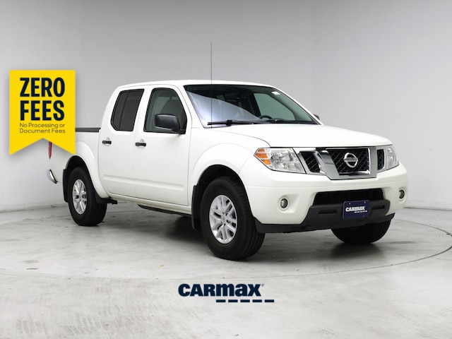 White 2021 Nissan Frontier Pickup Truck Four-Wheel Drive Automatic