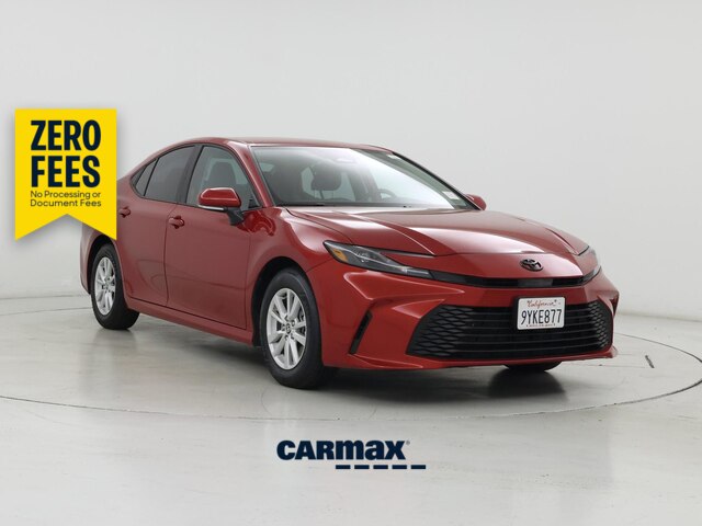 Red 2026 Toyota Camry LE FWD Sedan Front-Wheel Drive Automatic