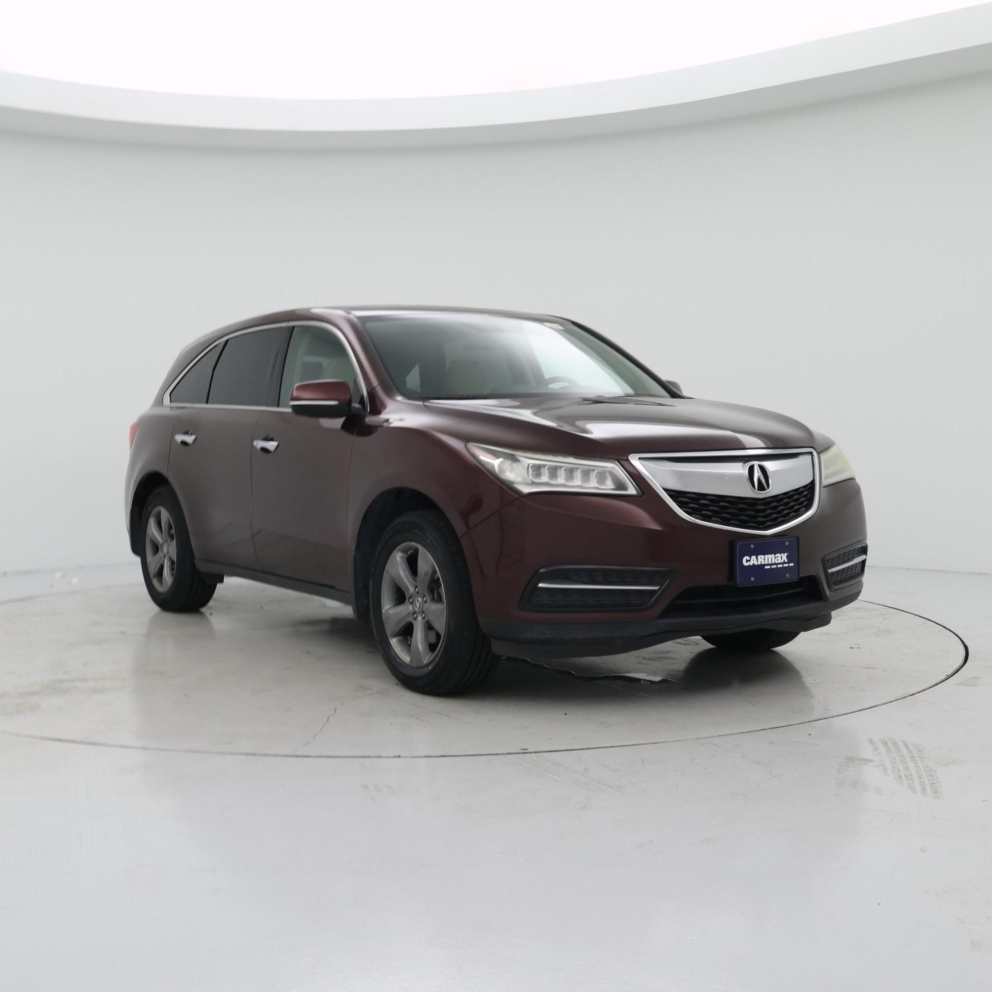 Red (Burgundy) 2014 Acura MDX SUV / Crossover All-Wheel Drive Automatic