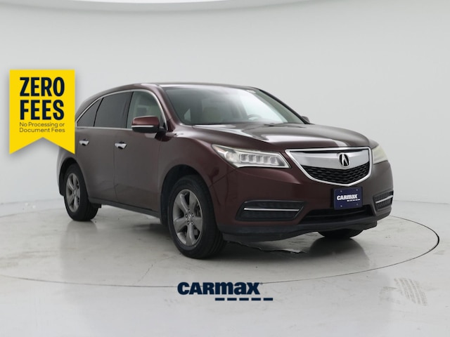 Red (Burgundy) 2014 Acura MDX SUV / Crossover All-Wheel Drive Automatic