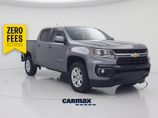 Gray 2021 Chevrolet Colorado LT Crew Cab 4WD Pickup Truck Four-Wheel Drive Automatic