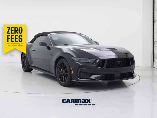 Black 2024 Ford Mustang GT Premium Convertible RWD Convertible Rear-Wheel Drive Automatic