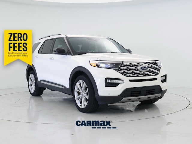 White 2021 Ford Explorer SUV / Crossover All-Wheel Drive Automatic