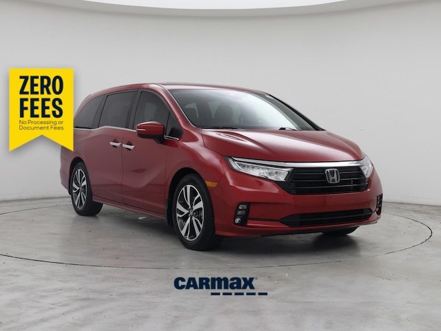 Red 2023 Honda Odyssey Touring FWD Minivan Front-Wheel Drive Automatic