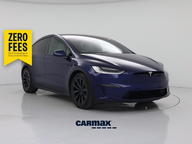Blue 2022 Tesla Model X Plaid AWD SUV / Crossover All-Wheel Drive Automatic