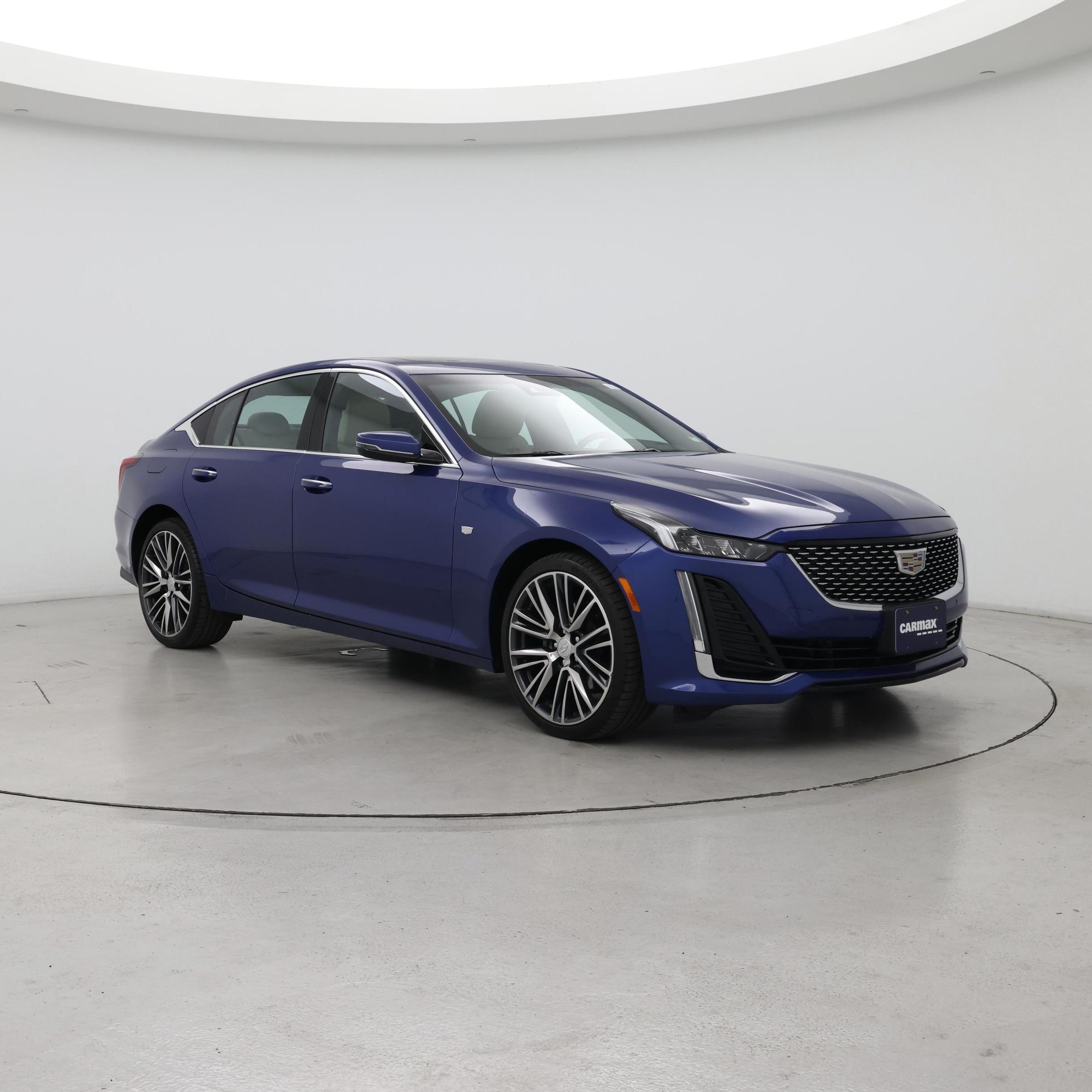 Blue 2024 Cadillac CT5 Sedan All-Wheel Drive Automatic