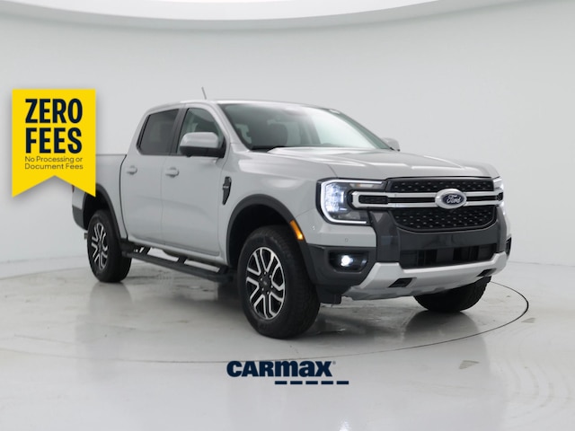 Gray 2026 Ford Ranger Lariat SuperCrew 4WD Pickup Truck Four-Wheel Drive Automatic
