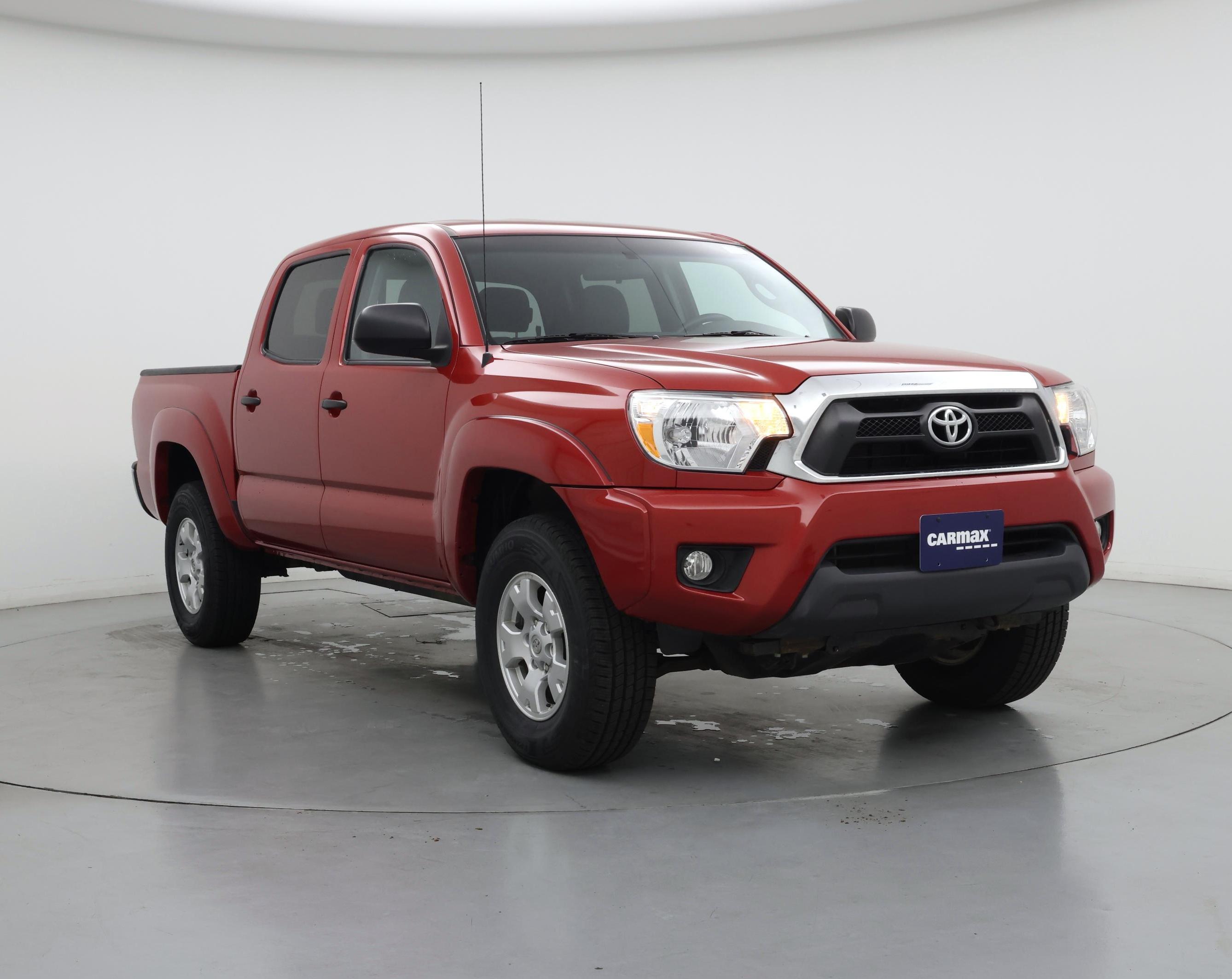 Red 2015 Toyota Tacoma Pickup Truck  Automatic