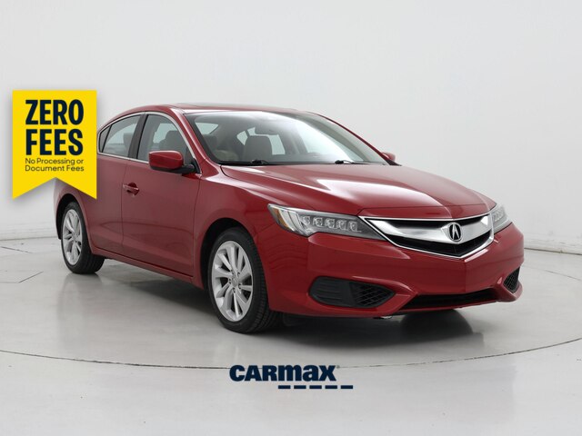 Red 2017 Acura ILX Sedan Front-Wheel Drive Automatic