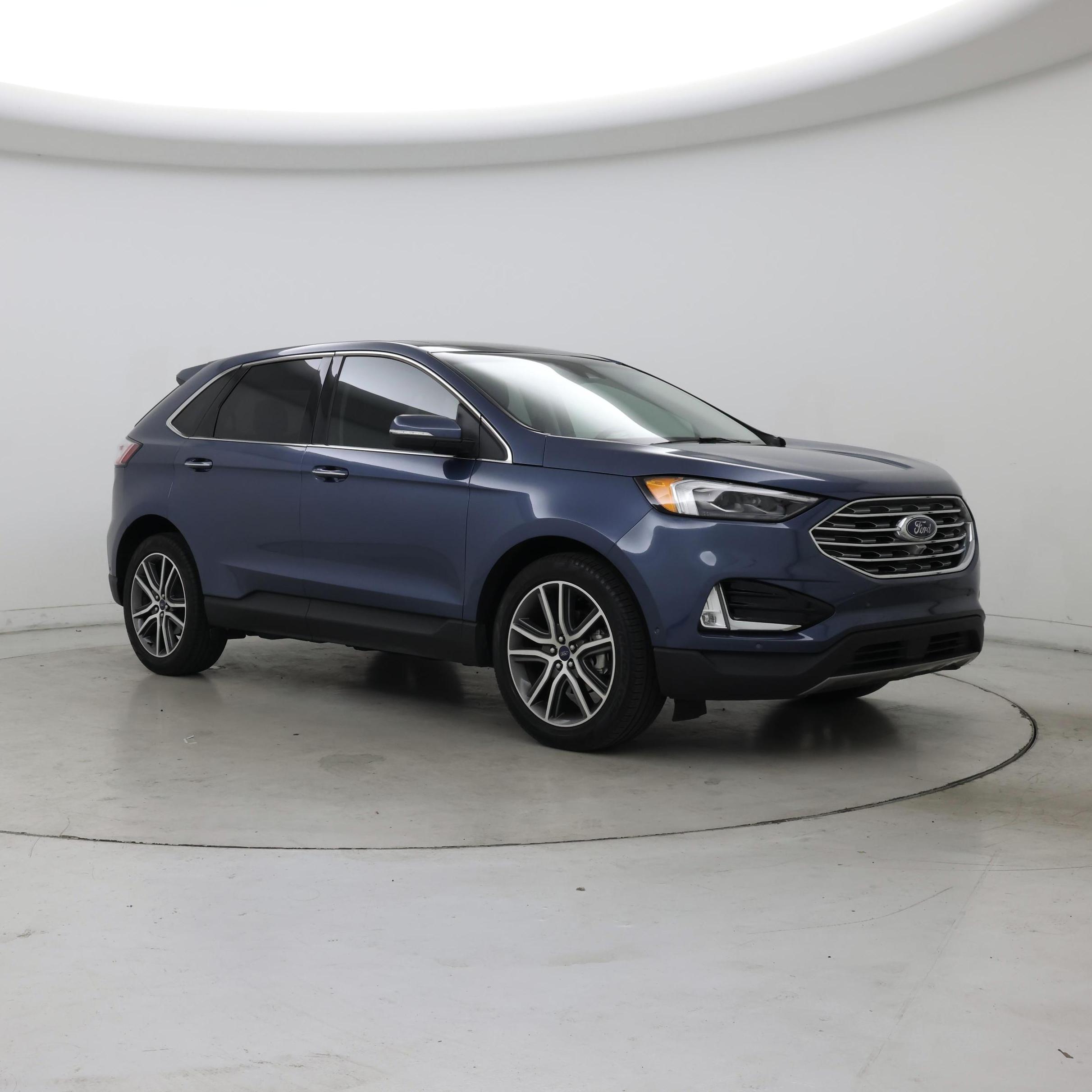 Blue 2019 Ford Edge SUV / Crossover Front-Wheel Drive Automatic