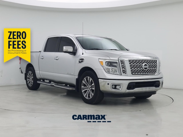 Silver 2017 Nissan Titan SL Crew Cab Pickup Truck 4X2 Automatic