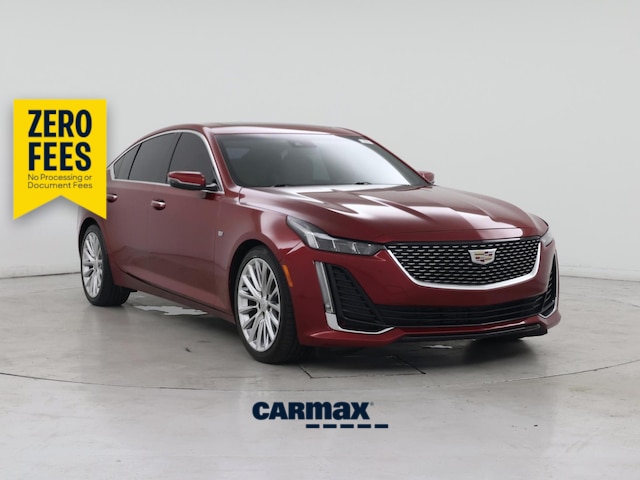 Red 2021 Cadillac CT5 Sedan Rear-Wheel Drive Automatic