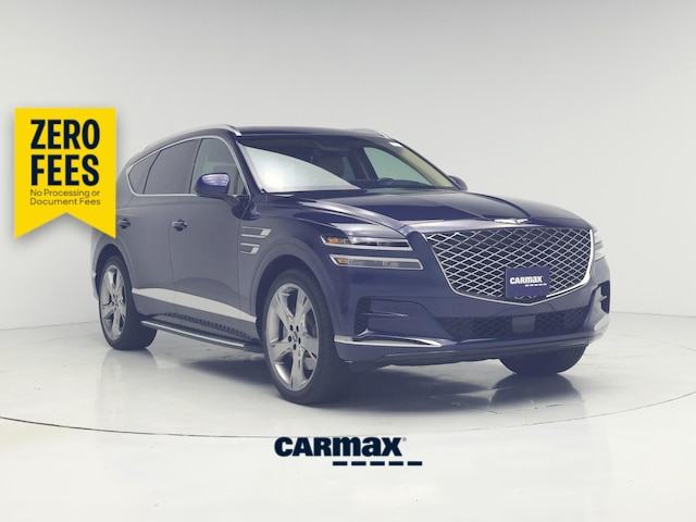 Blue 2023 Genesis GV80 SUV / Crossover All-Wheel Drive Automatic