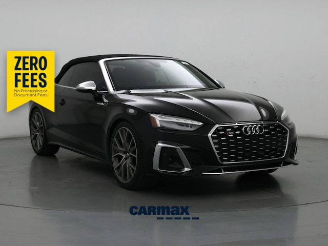 Black 2021 Audi S5 3.0T quattro Prestige Cabriolet AWD Convertible All-Wheel Drive Automatic