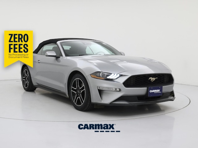 Gray 2021 Ford Mustang Convertible Rear-Wheel Drive Automatic