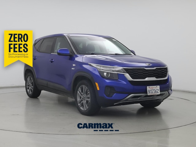 Blue 2021 Kia Seltos LX AWD SUV / Crossover All-Wheel Drive Automatic