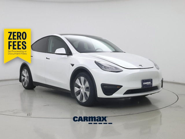 White 2020 Tesla Model Y SUV / Crossover All-Wheel Drive Automatic