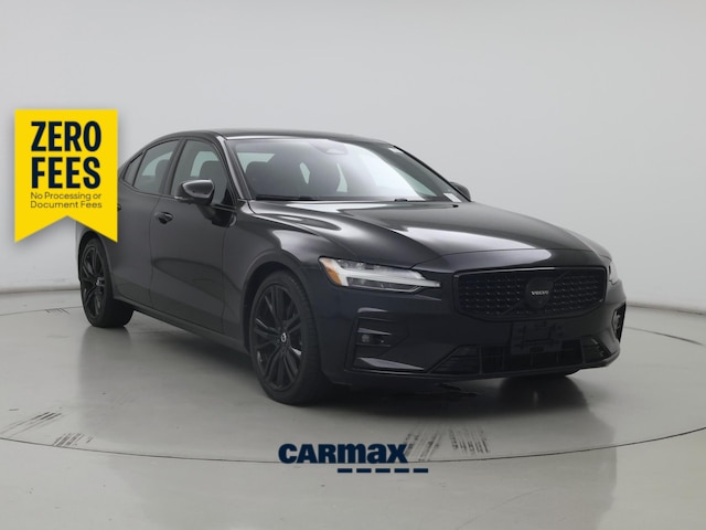 Black 2024 Volvo S60 B5 Plus Black Edition FWD Sedan Front-Wheel Drive Automatic