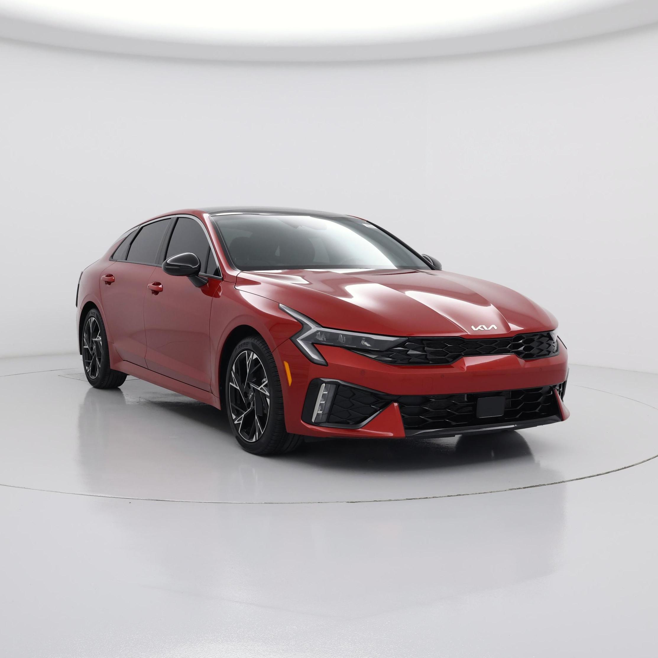 Red 2025 Kia K5 GT-Line FWD Sedan Front-Wheel Drive Automatic