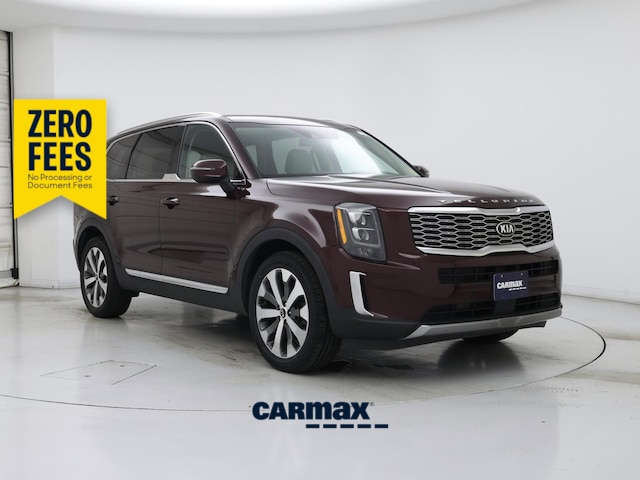 Red (Burgundy) 2021 Kia Telluride EX AWD SUV / Crossover All-Wheel Drive Automatic