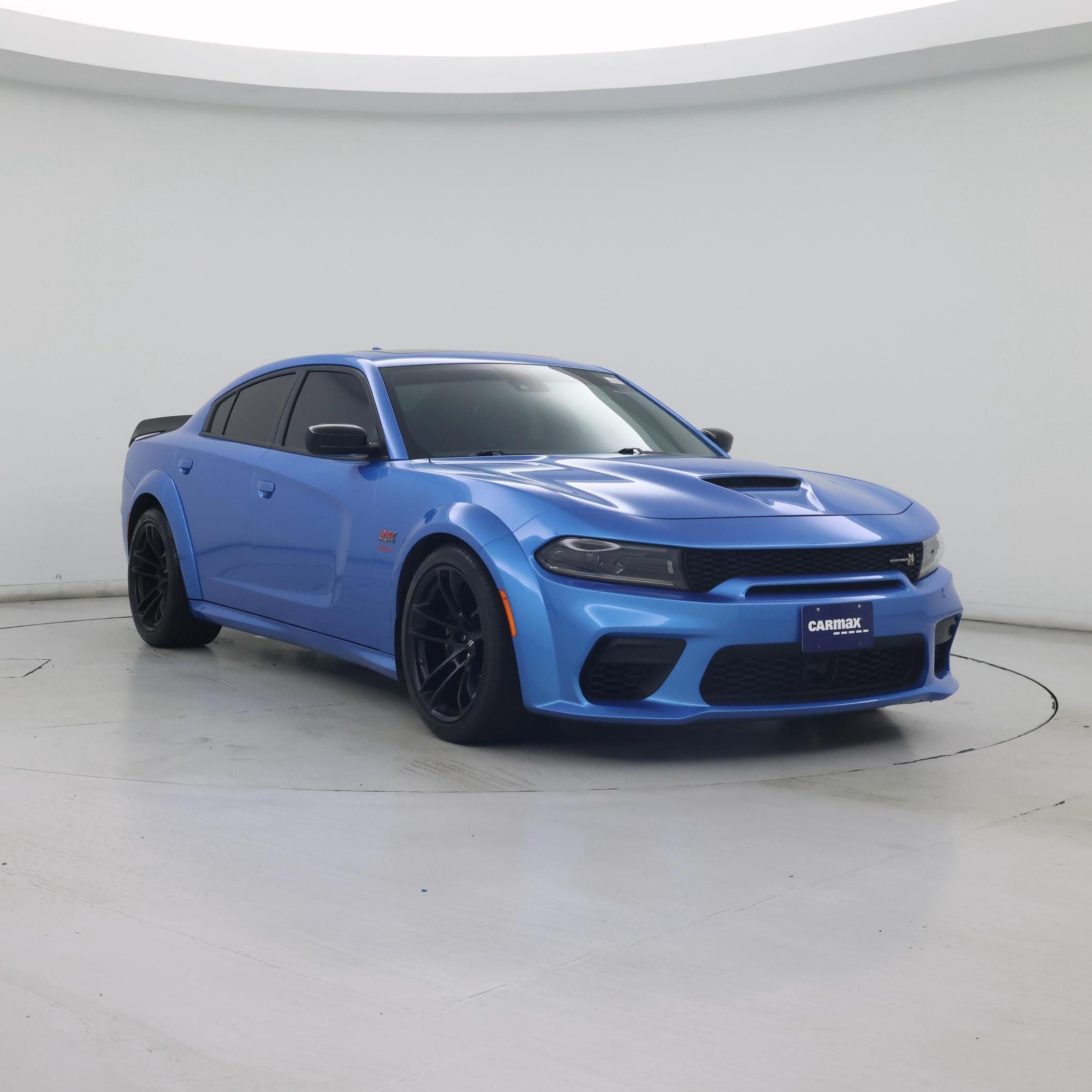 Blue 2023 Dodge Charger Scat Pack Widebody RWD Sedan Rear-Wheel Drive Automatic