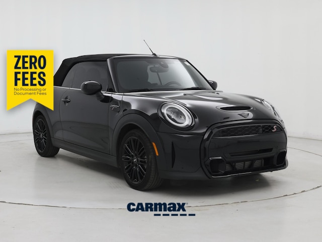 Black 2023 MINI Cooper Convertible Front-Wheel Drive Automatic