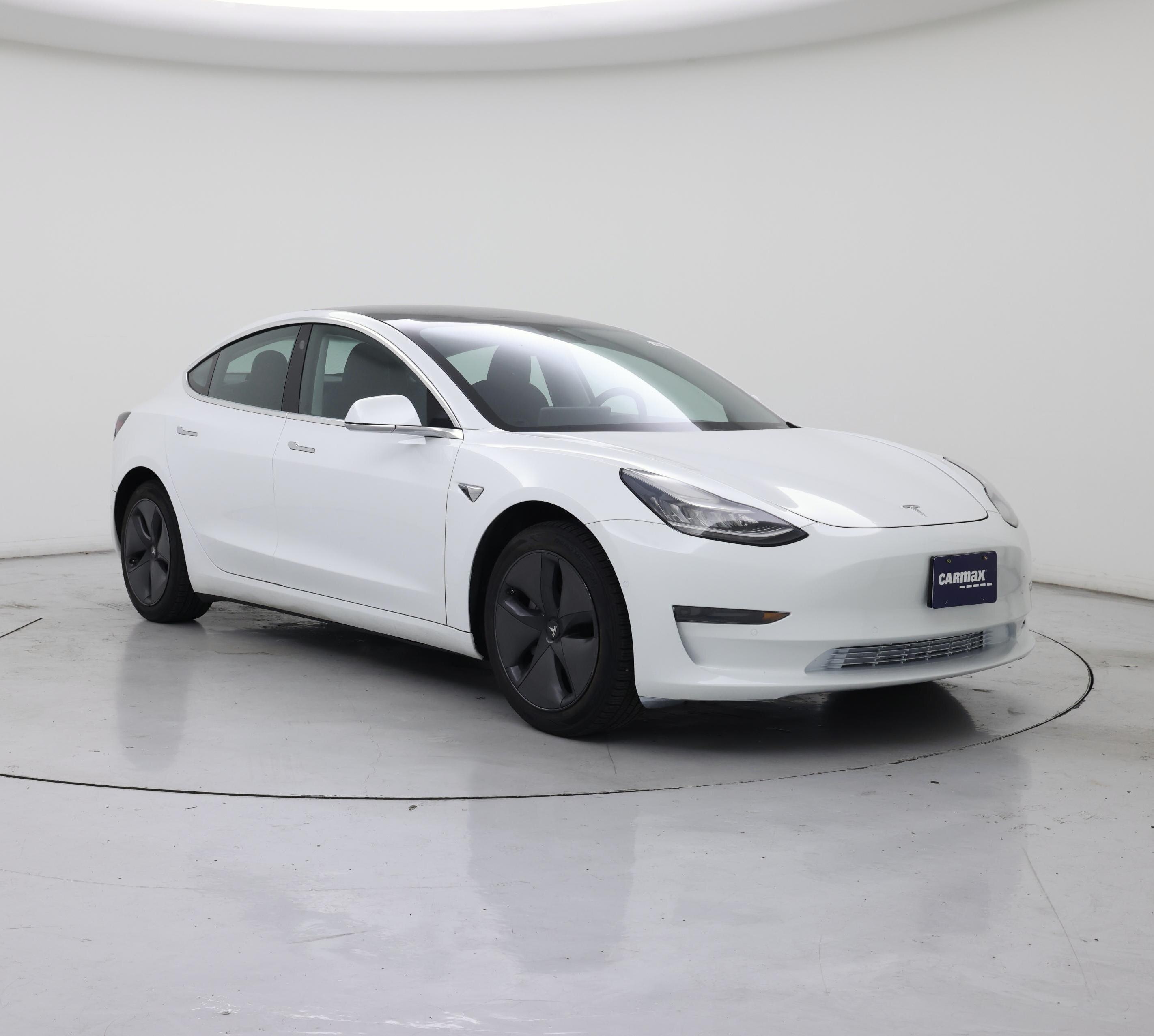 White 2020 Tesla Model 3 Sedan Rear-Wheel Drive Automatic