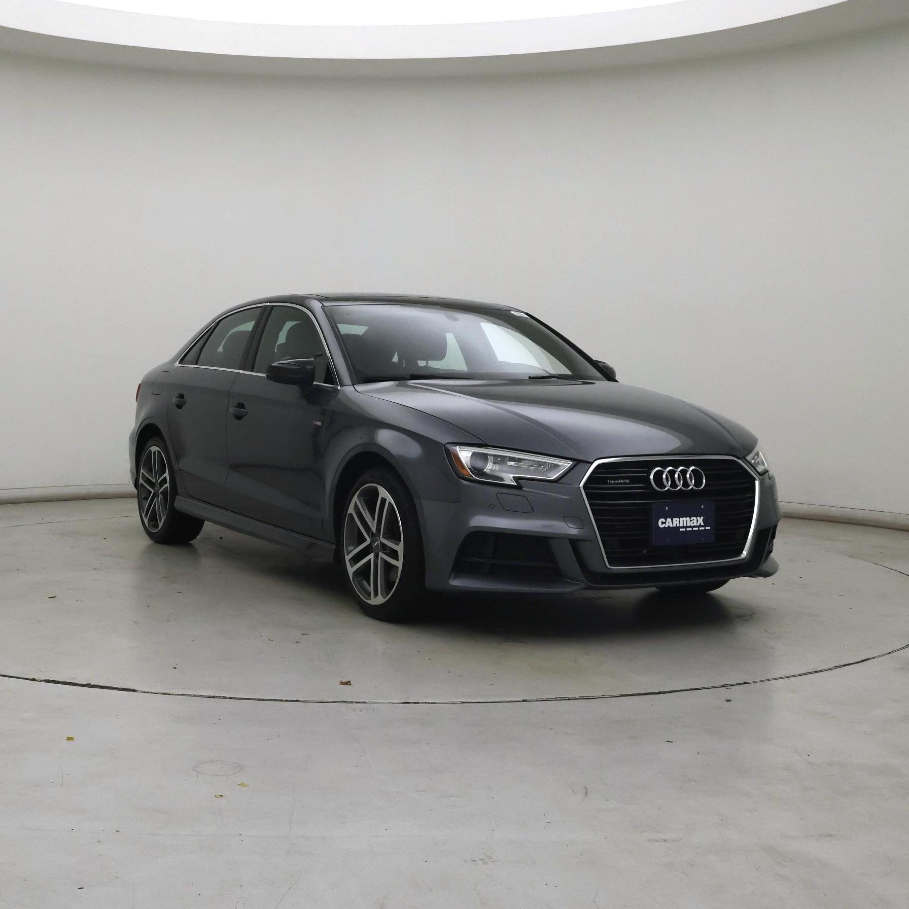 Gray 2018 Audi A3 Sedan All-Wheel Drive Automatic