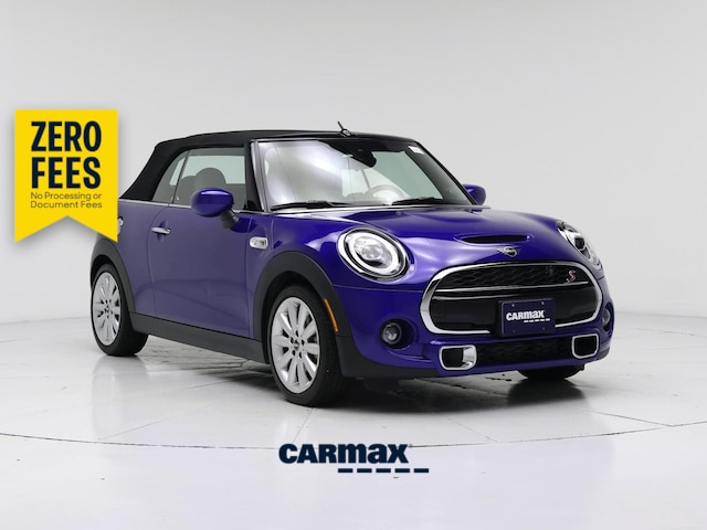 Blue 2021 MINI Cooper S Convertible FWD Convertible Front-Wheel Drive Automatic