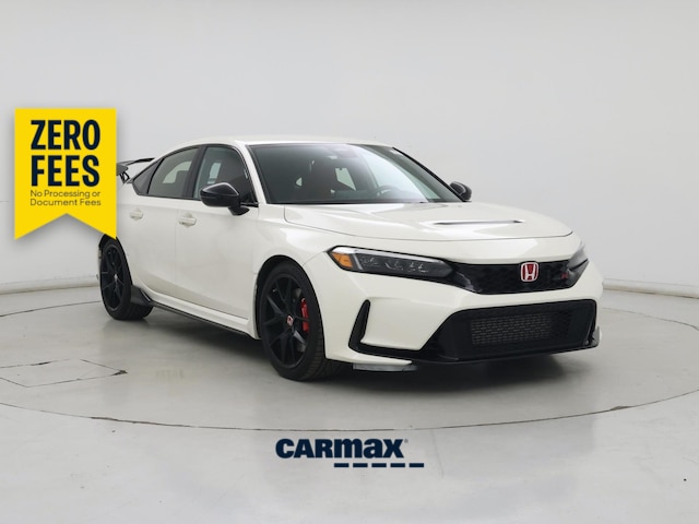 White 2024 Honda Civic Type R FWD Hatchback Front-Wheel Drive Manual