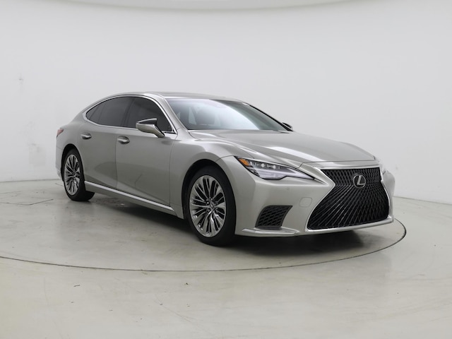 Silver 2021 Lexus LS 500 RWD Sedan Rear-Wheel Drive Automatic
