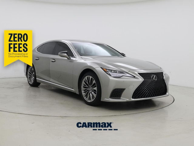 Silver 2021 Lexus LS 500 RWD Sedan Rear-Wheel Drive Automatic