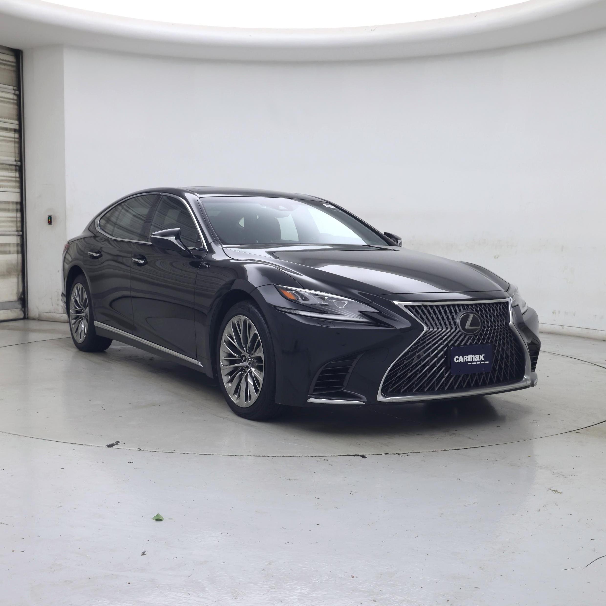 Black 2018 Lexus LS Sedan All-Wheel Drive Automatic