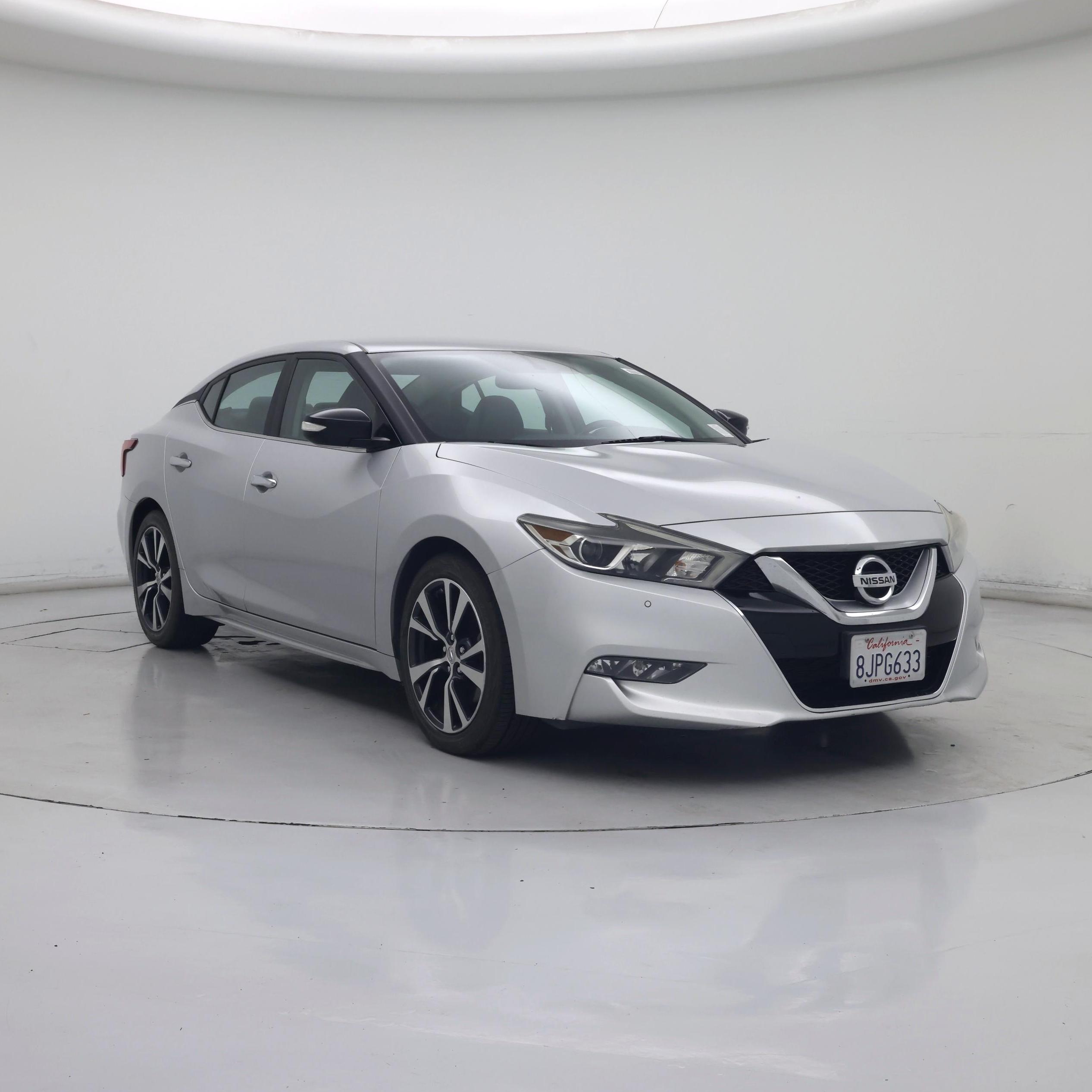 Silver 2017 Nissan Maxima Sedan Front-Wheel Drive Automatic