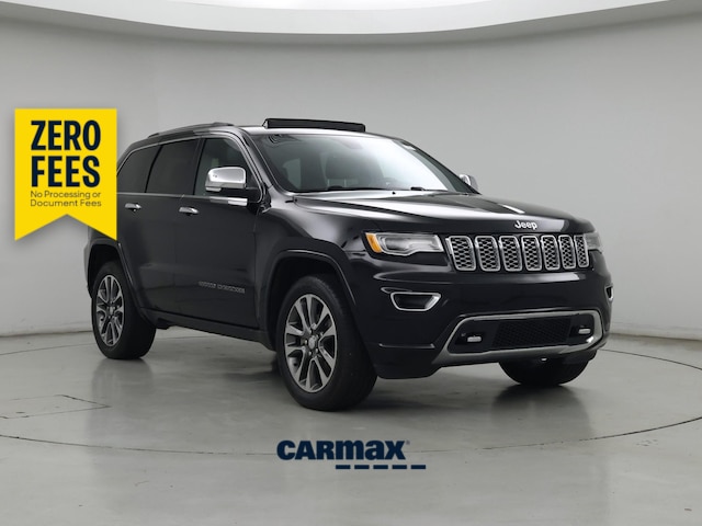Black 2017 Jeep Grand Cherokee Overland SUV / Crossover 4X2 Automatic