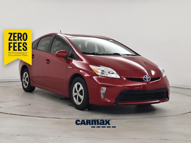 Red 2015 Toyota Prius Two Hatchback Front-Wheel Drive Automatic